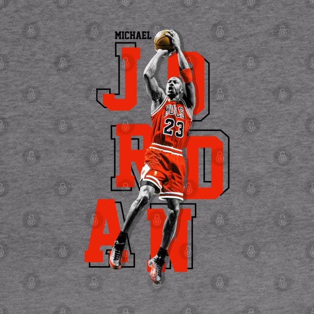 Michael Jordan 23 Basketball by Geraldines